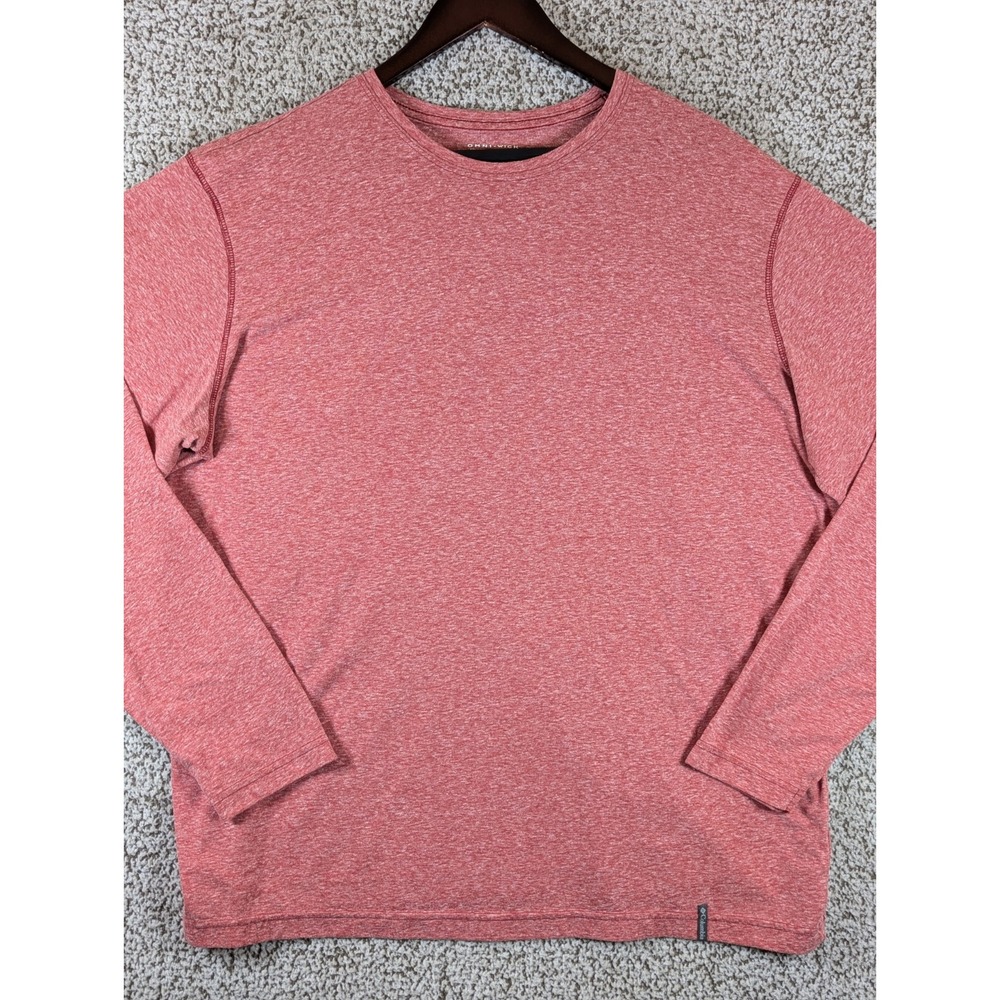 Columbia Omni Wick Mens XXL Salmon Color Long Sleeve Outdoor Shirt